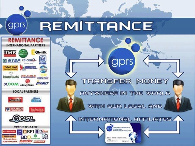 gprs global pinoy remittance services canada Philippines negosyo franchise business online