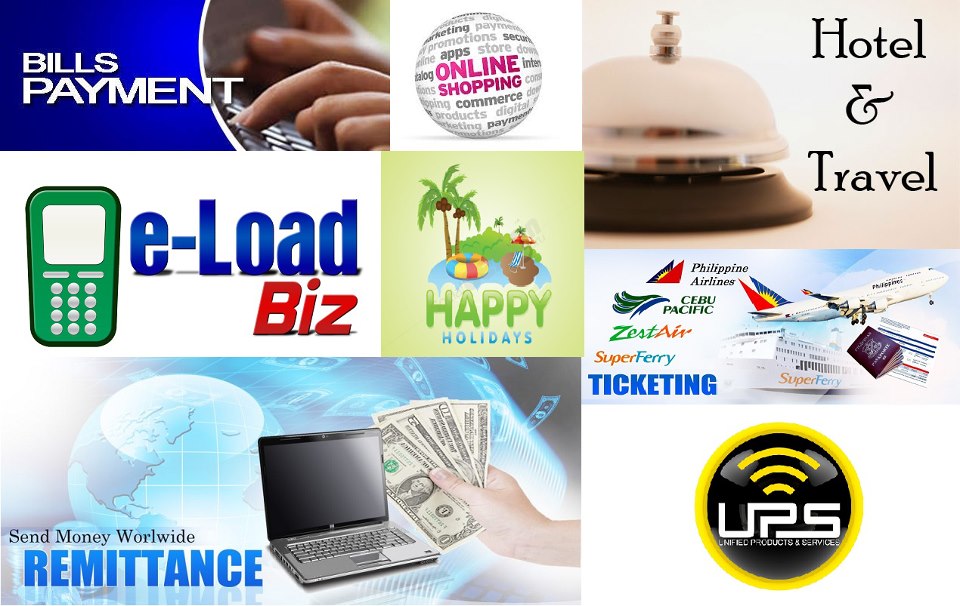 ups unified products services Canada negosyo business franchise home based remittance ticketing loading